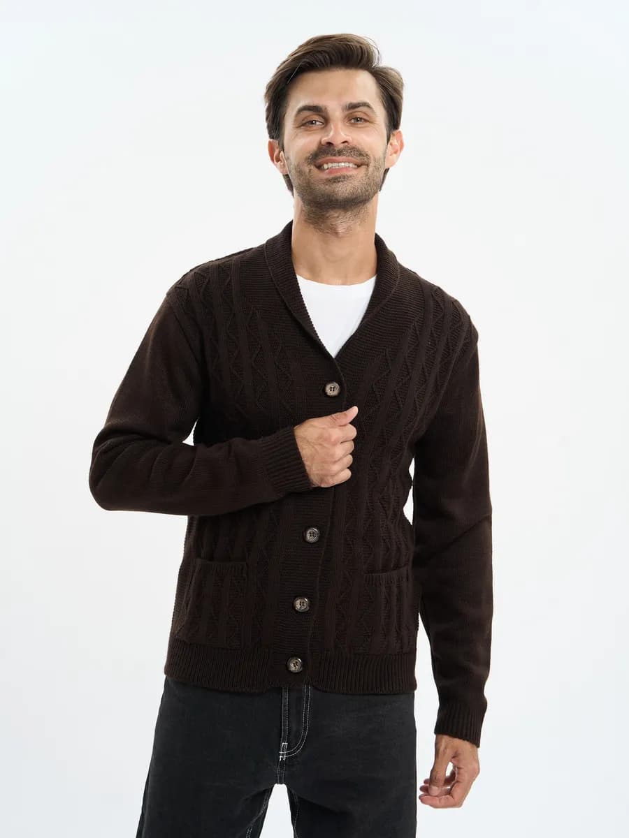 Кардиган вязаный на пуговицах