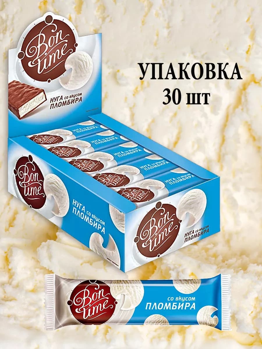 Батончик «Бон-Тайм», 20 г (упаковка 30 шт.)