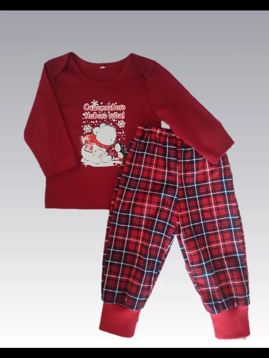 Комплект Новогодний Кофточка + Брючки - фото 1
