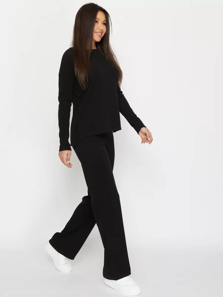 Костюм лапша с брюками трикотажный