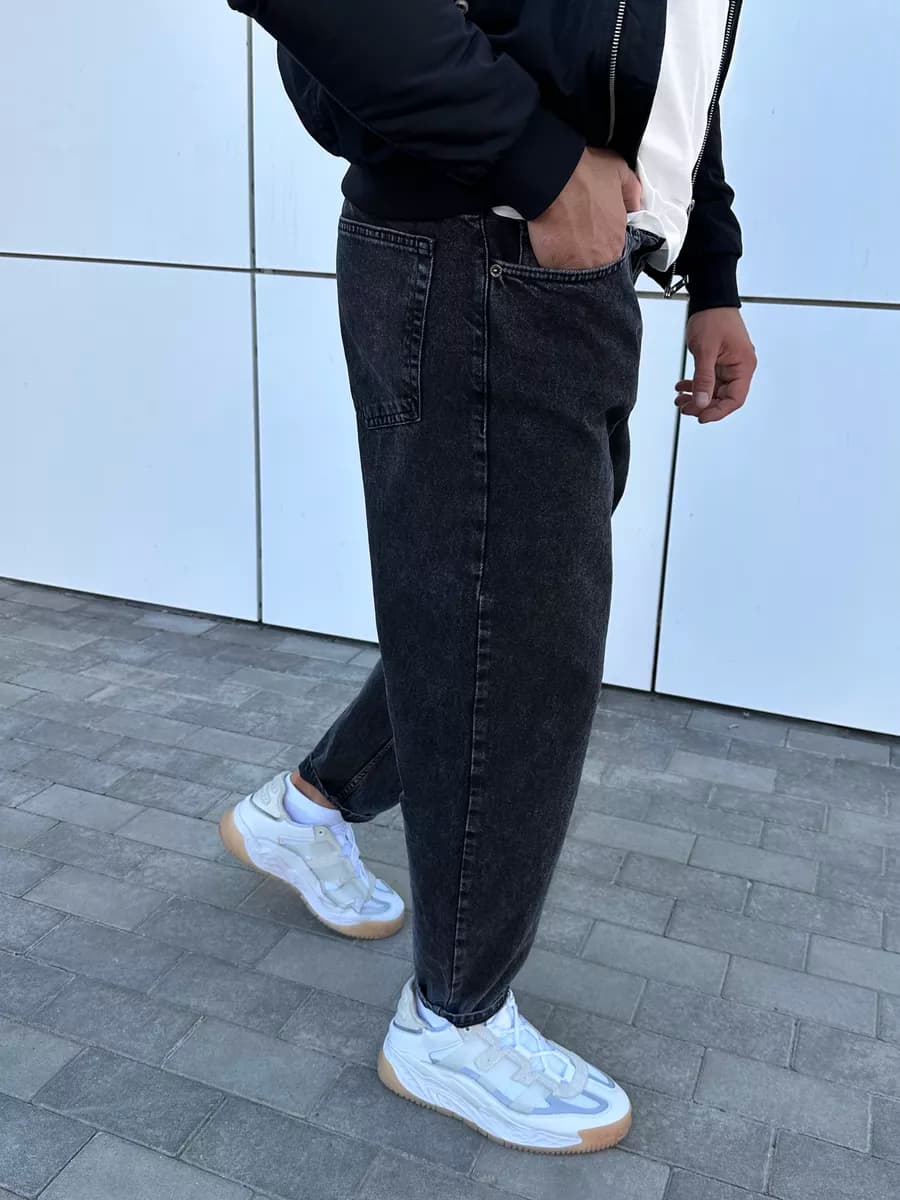 Джинсы мужские бананы