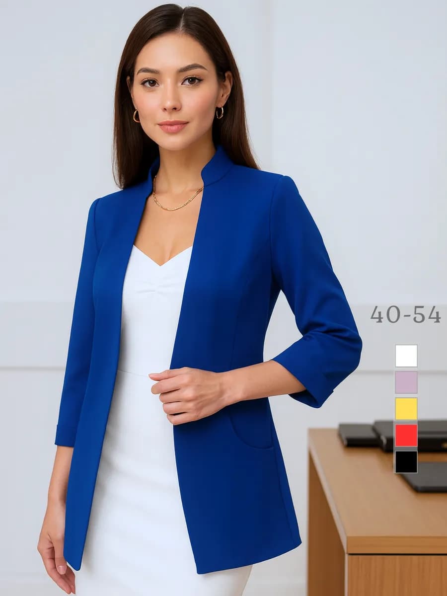 Пиджак классический жакет приталенный в офис