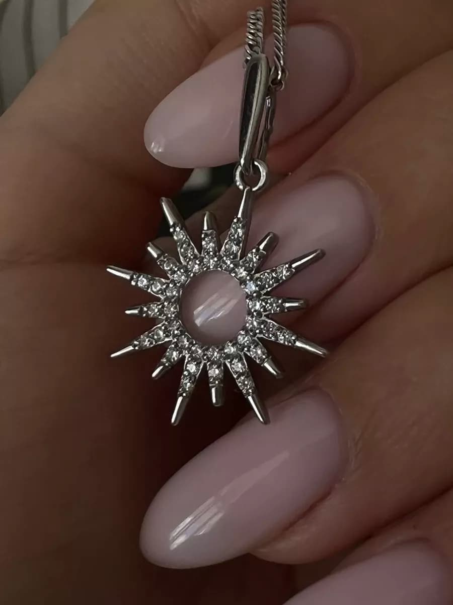 Подвеска серебро 925 Солнце