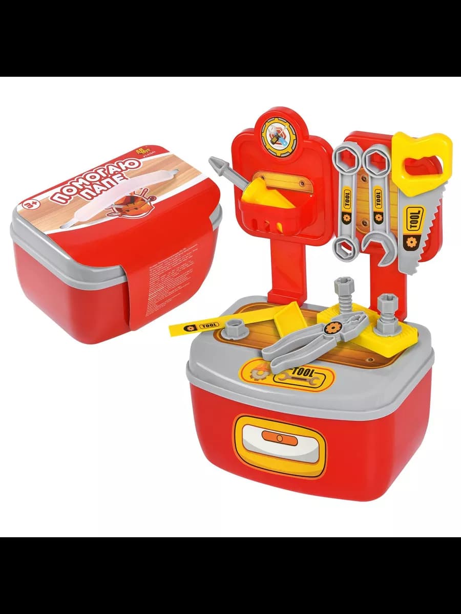 Игровой набор Помогаю папе Набор инструментов в ящике
