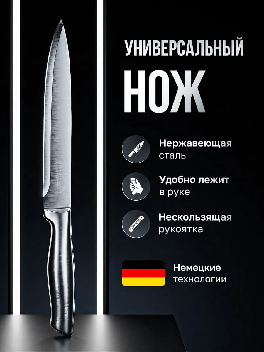 Универсальный металлический нож