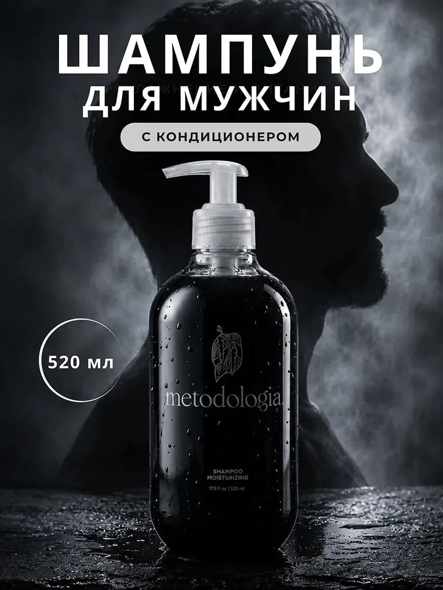 Шампунь для волос мужской с кондиционирующим эффектом 520 мл