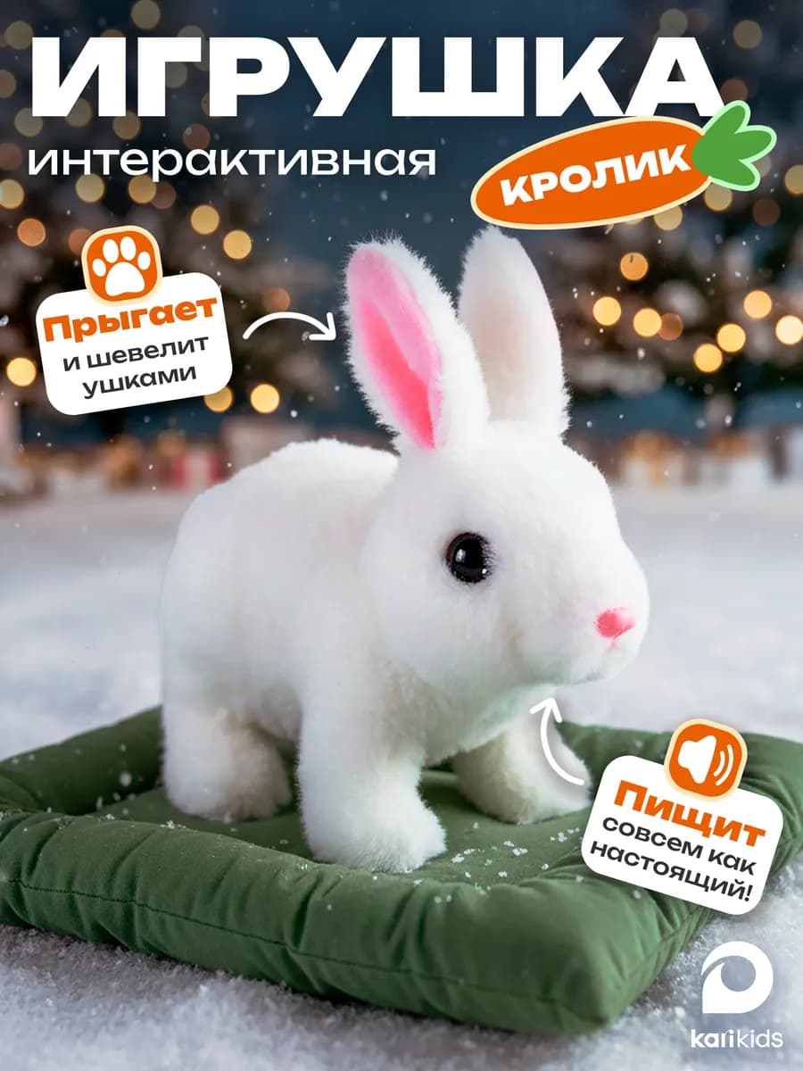 Интерактивная игрушка кролик робот Лилу