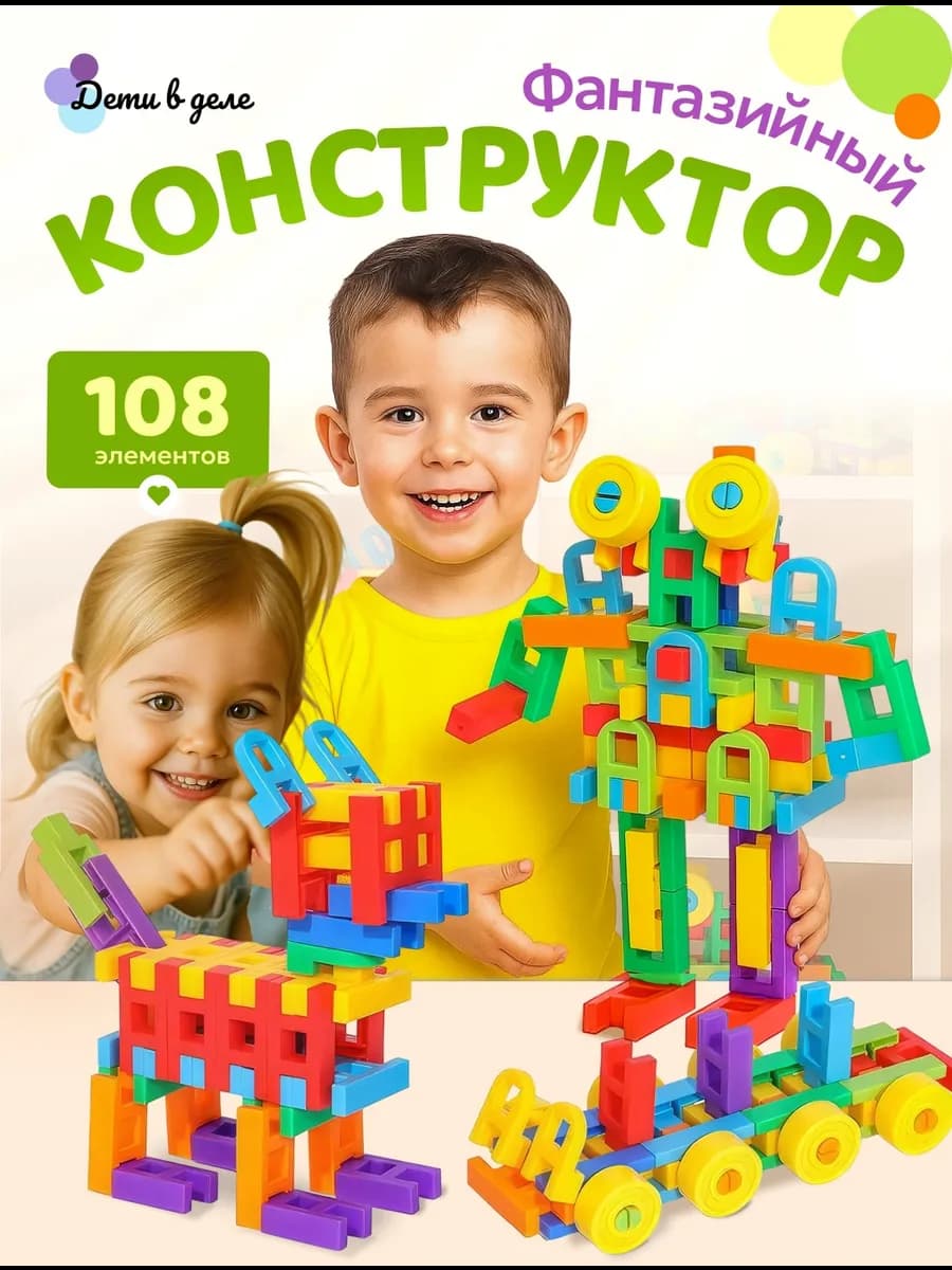 Конструктор детский развивающий подарок