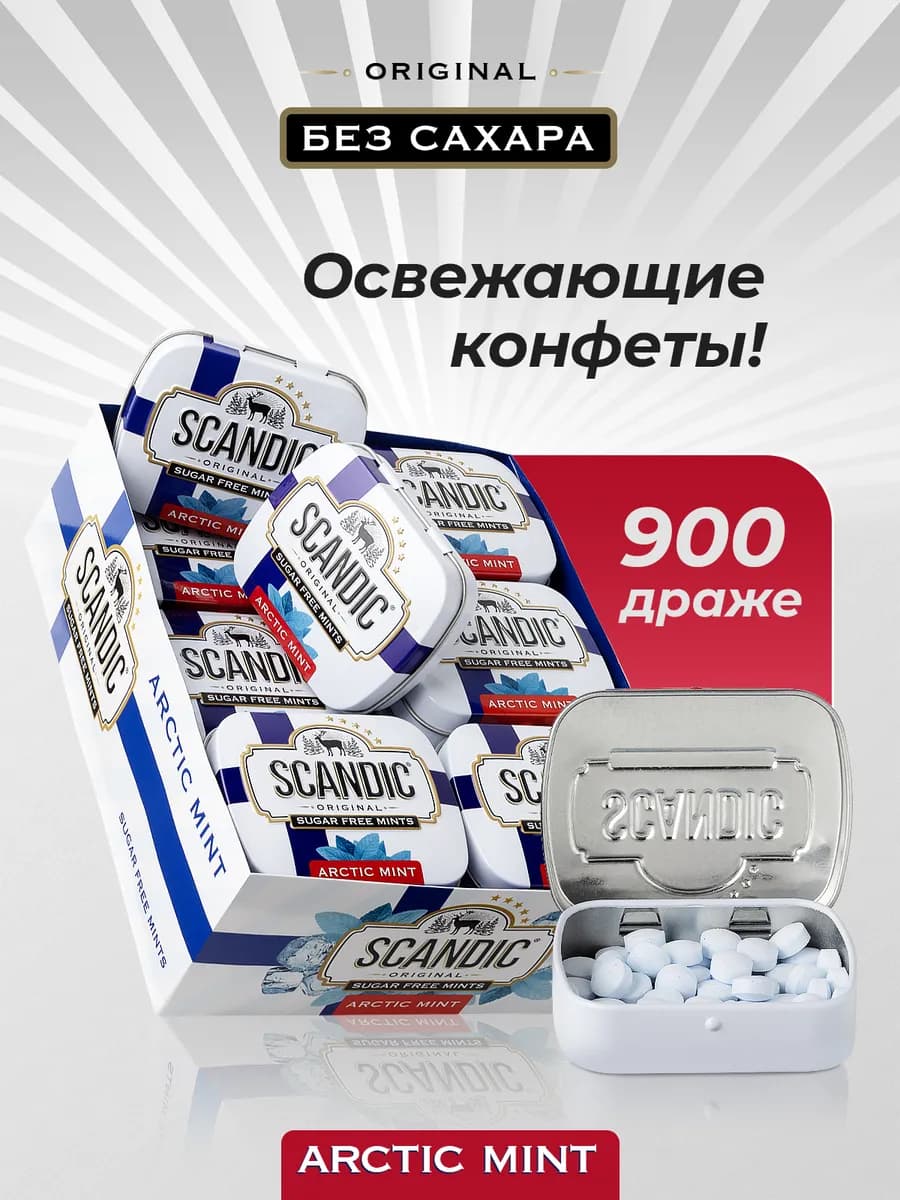 Конфеты набор Арктическая Мята 18 штук - фото 1