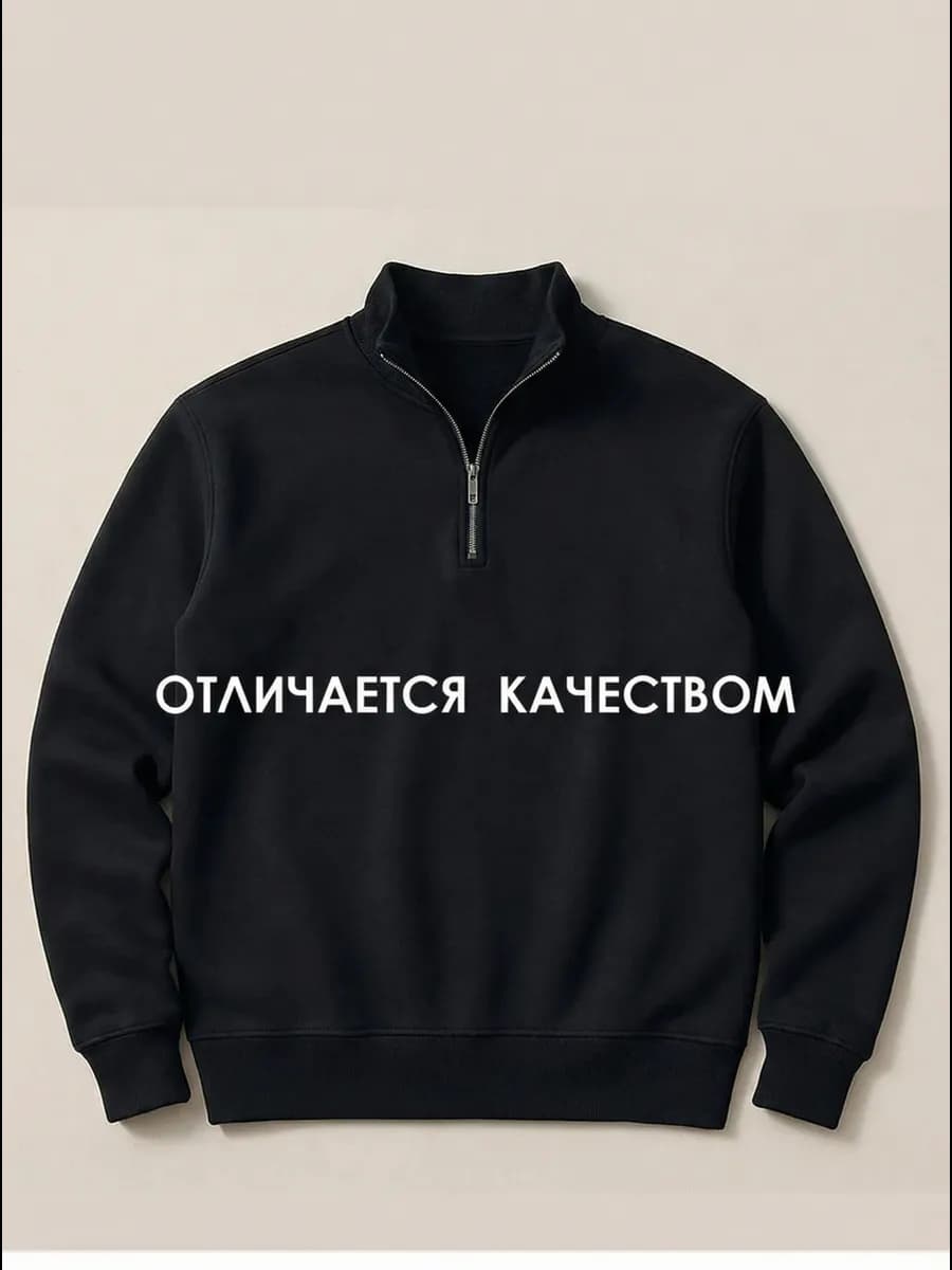 Свитшот old money полузамок