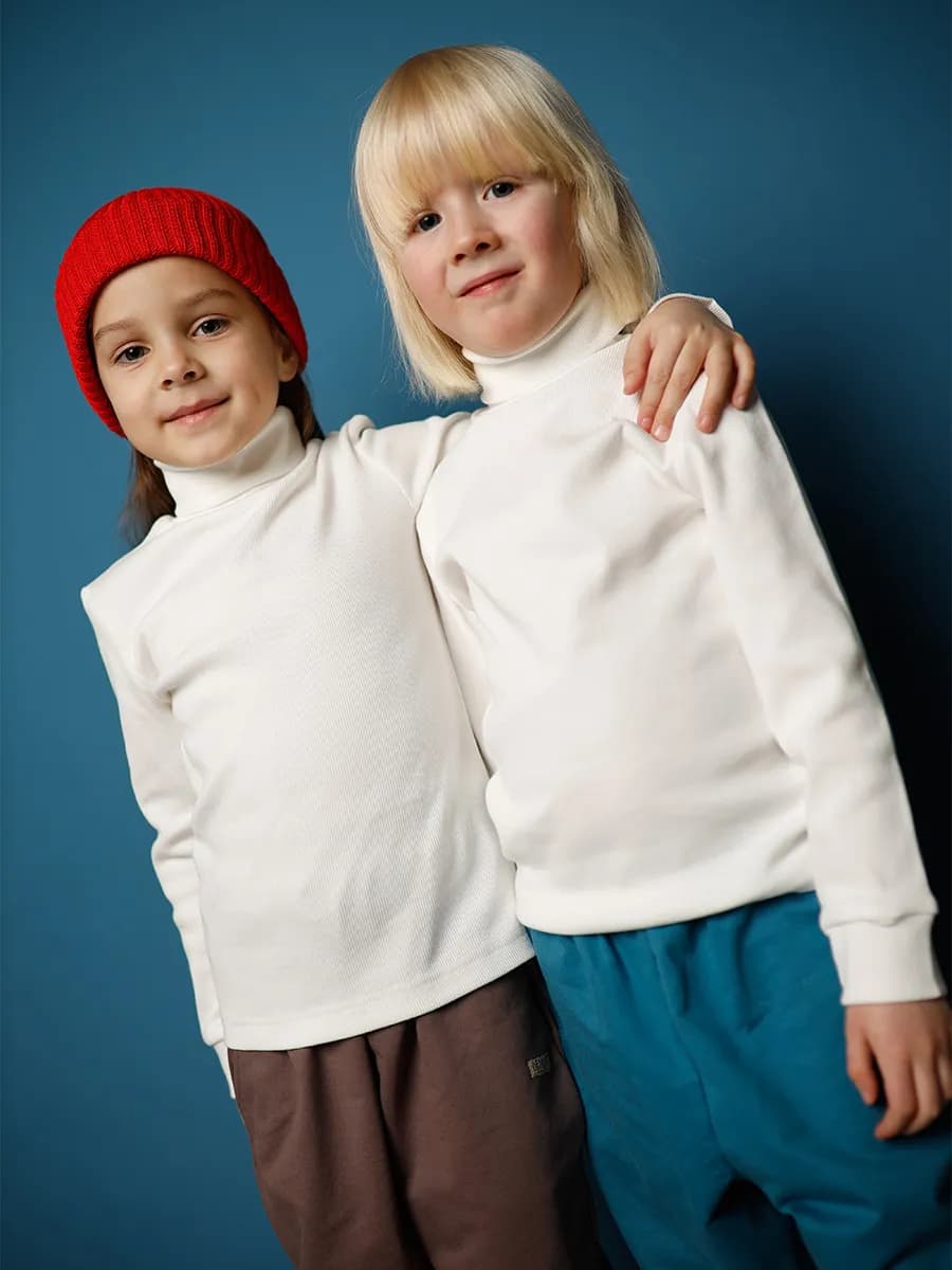 Водолазка в рубчик