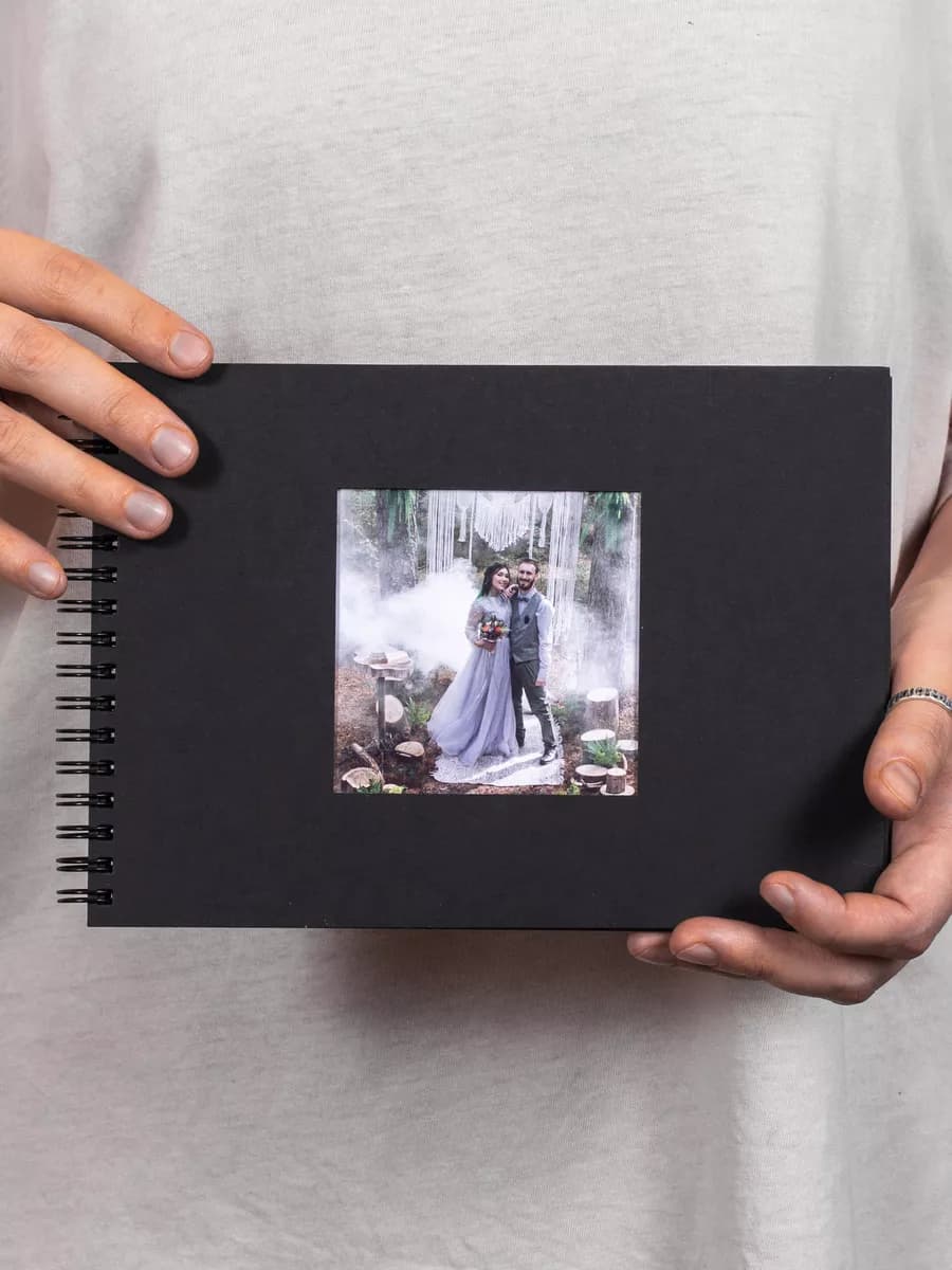 Альбом для фото с черными листами - фото 1