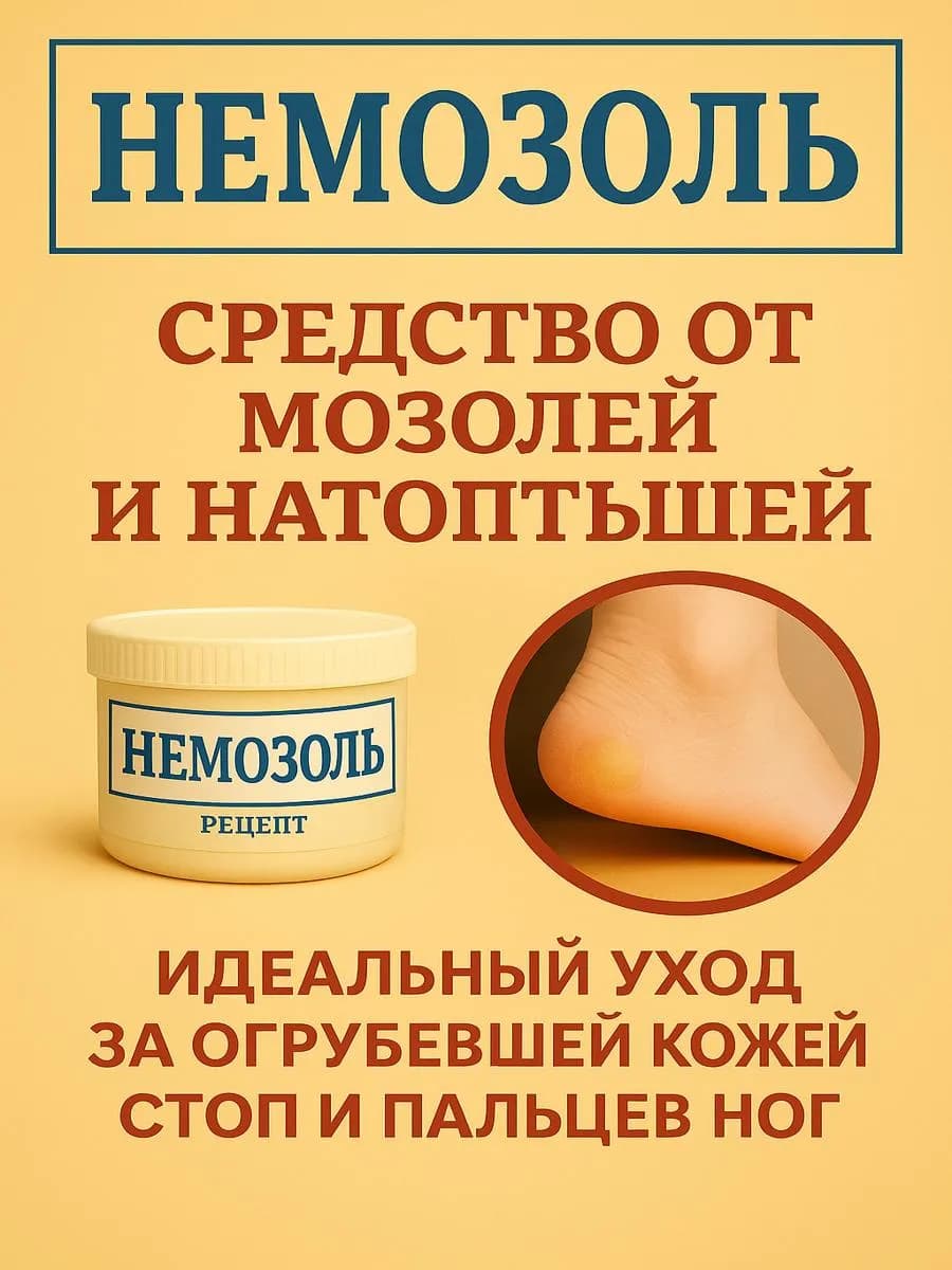 Немозоль крем для удаления сухих мозолей,15 мл, "ПРОБА"