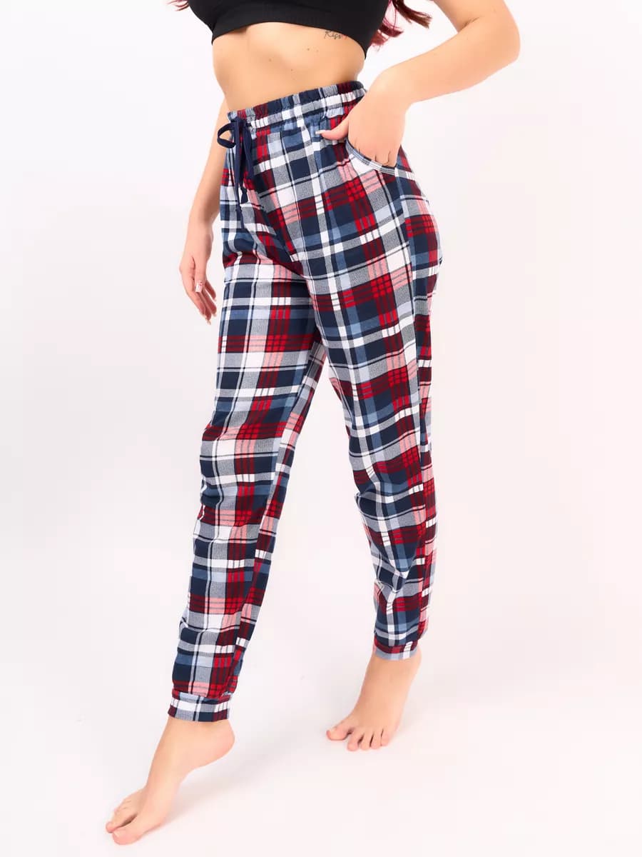 Брюки пижамные трикотажные для дома и отдыха