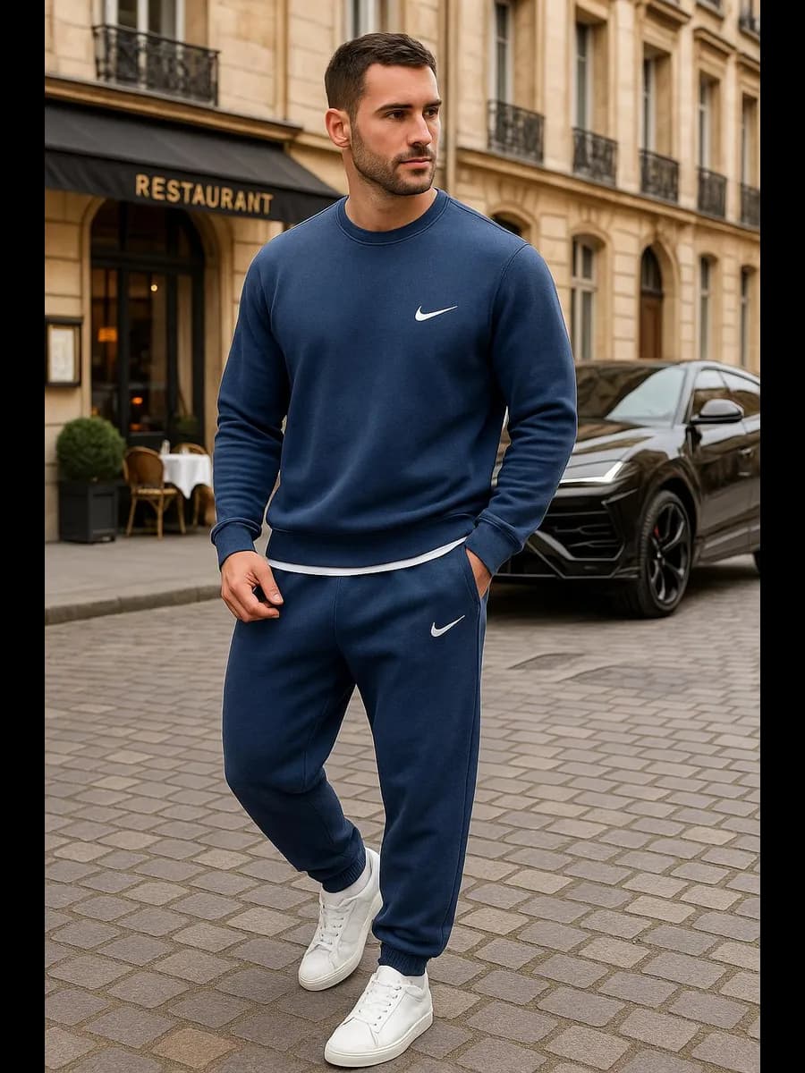 Спортивный костюм с кофтой и штанами летний - фото 1