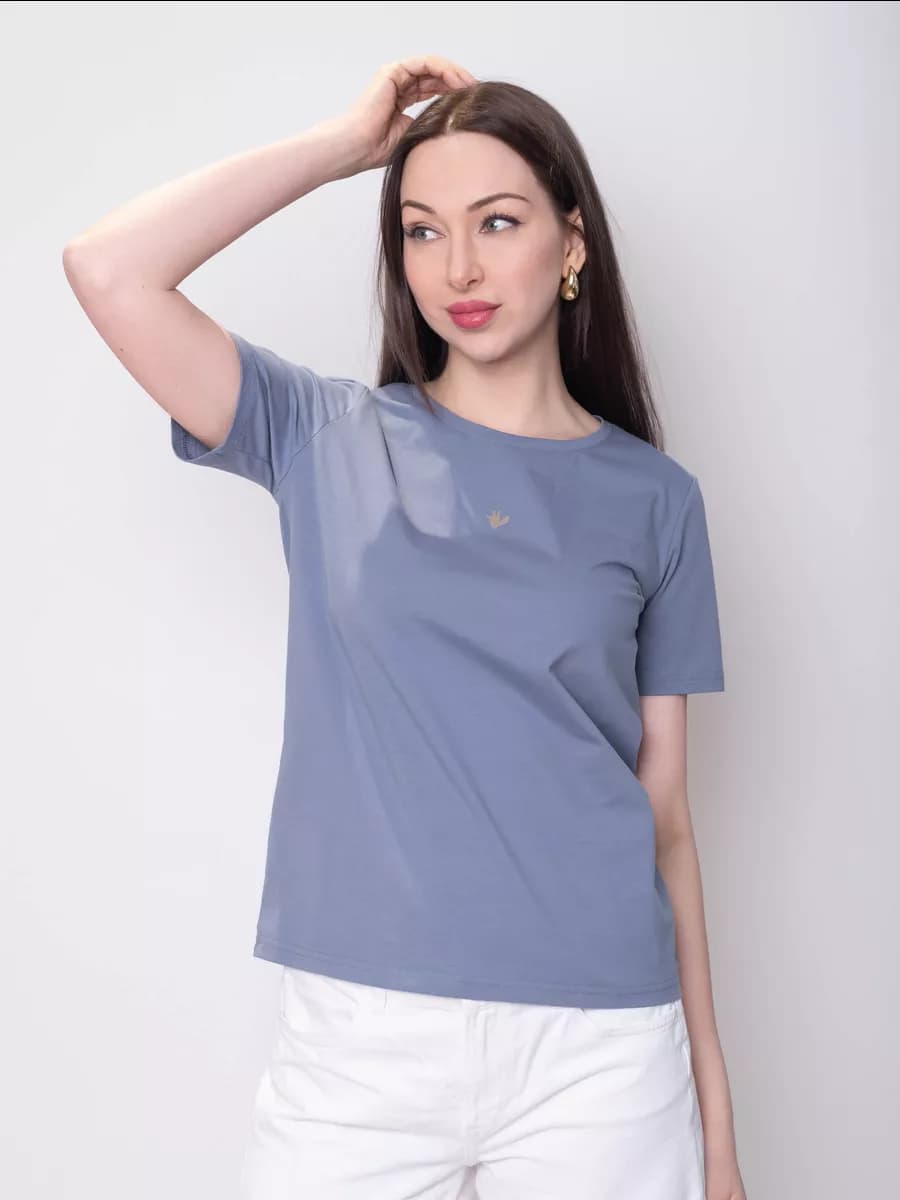 Футболка женская нарядная обтягивающая больших размеров