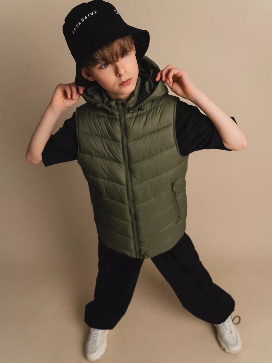 Жилет стеганый утепленный