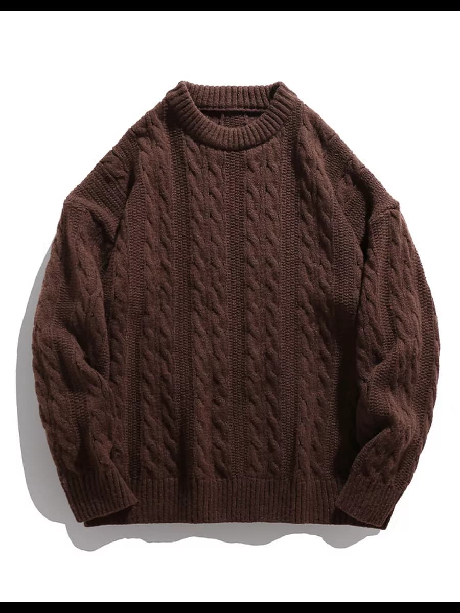 Свитер оверсайз вязаный джемпер