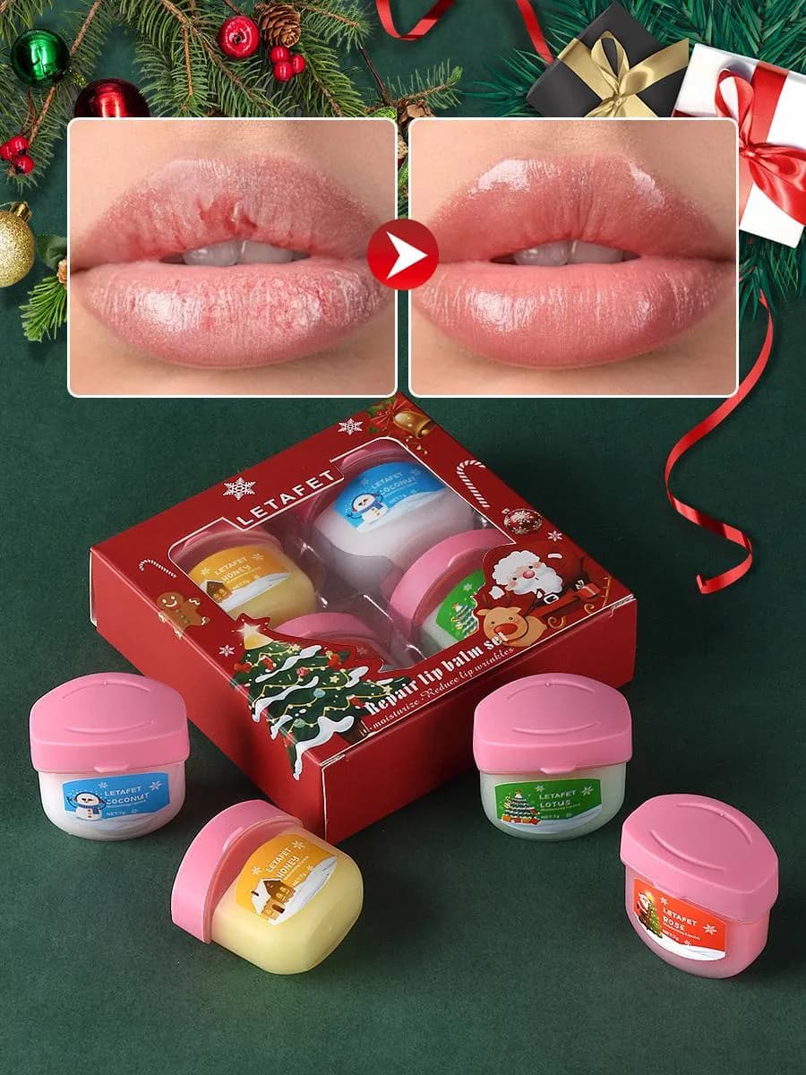 Набор увлажняющих бальзамов для губ 4шт