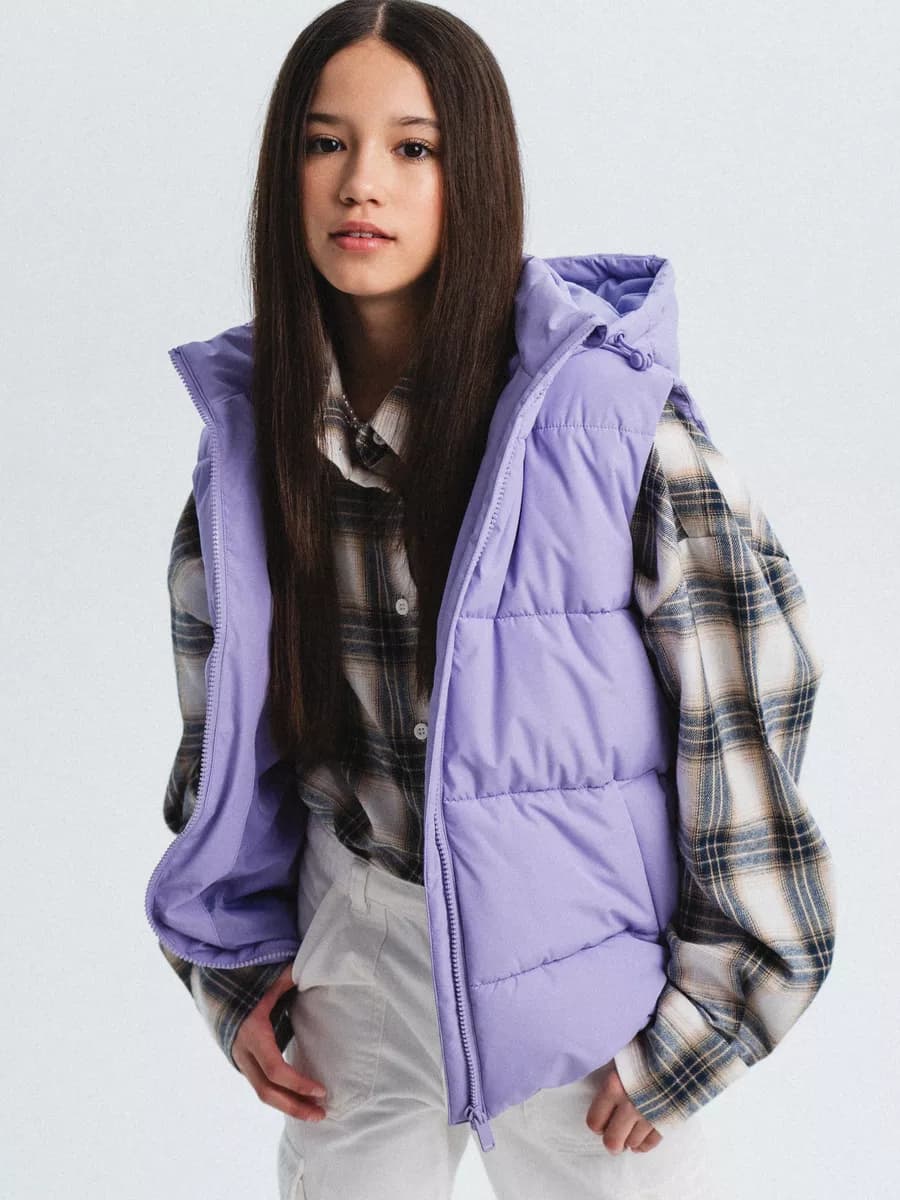 Жилет стеганый утепленный