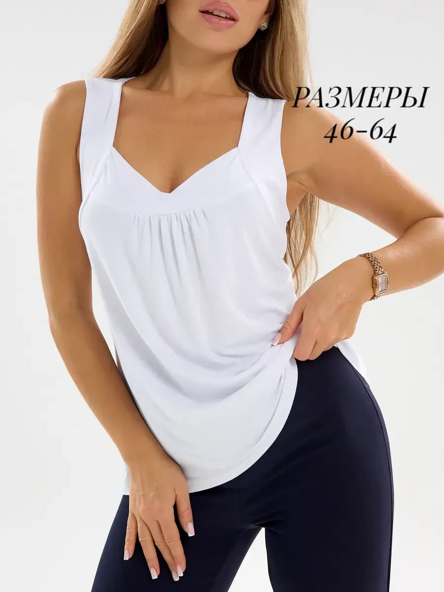 Майка под пиджак больших размеров