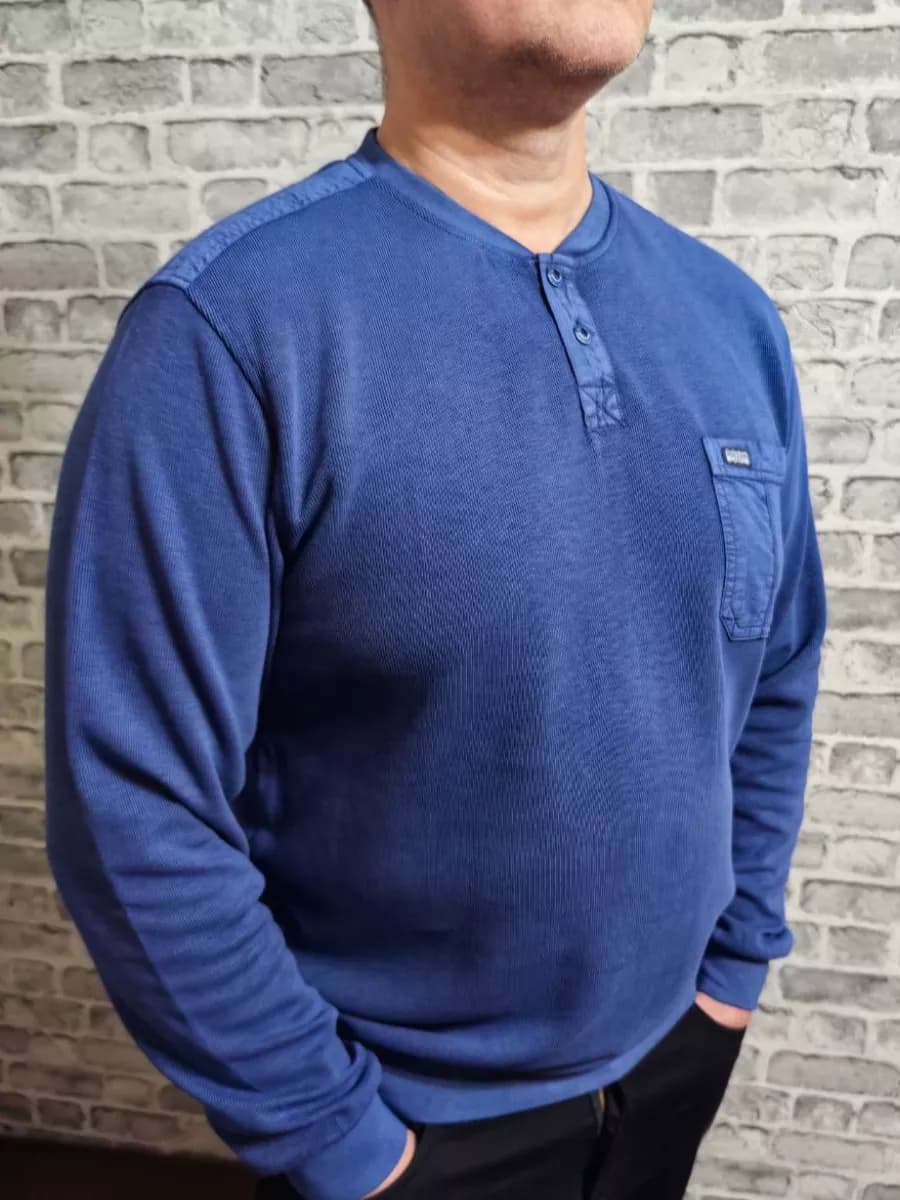 Джемпер мужской тонкий хлопок большого размера - фото 1