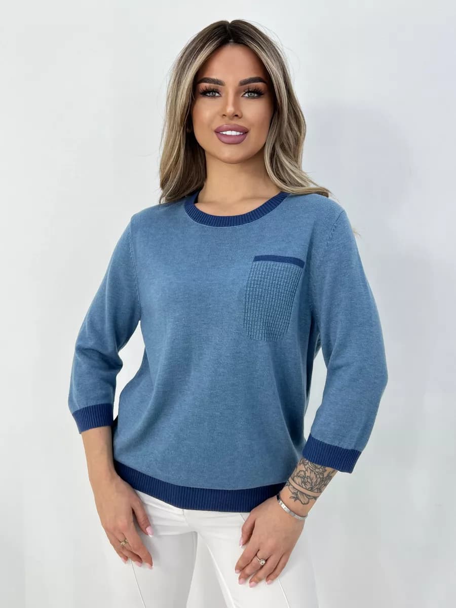 Легкий весенний джемпер хлопок