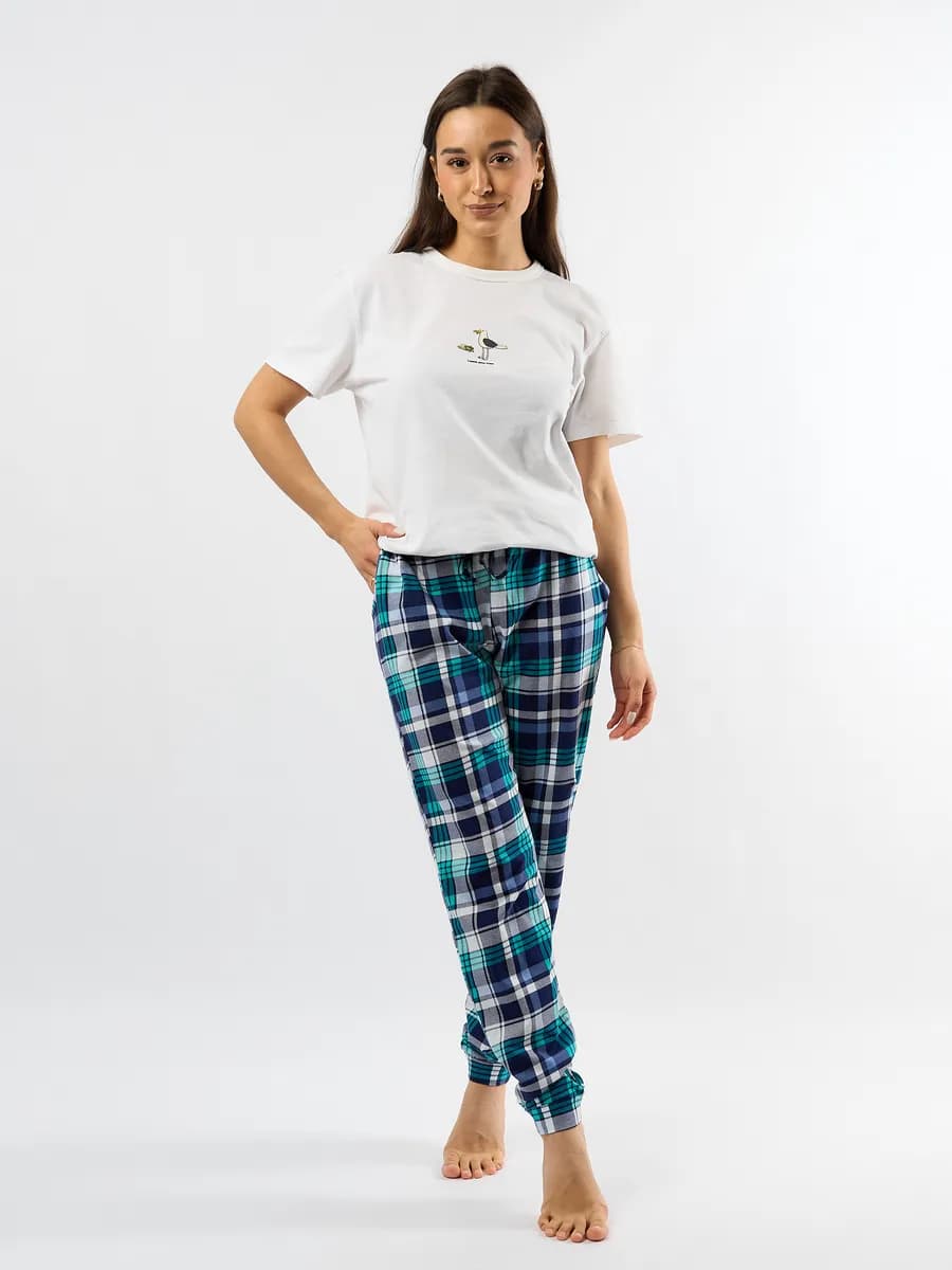 Брюки пижамные трикотажные для дома и отдыха