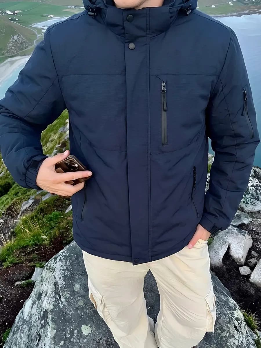 Куртка демисезонная с капюшоном