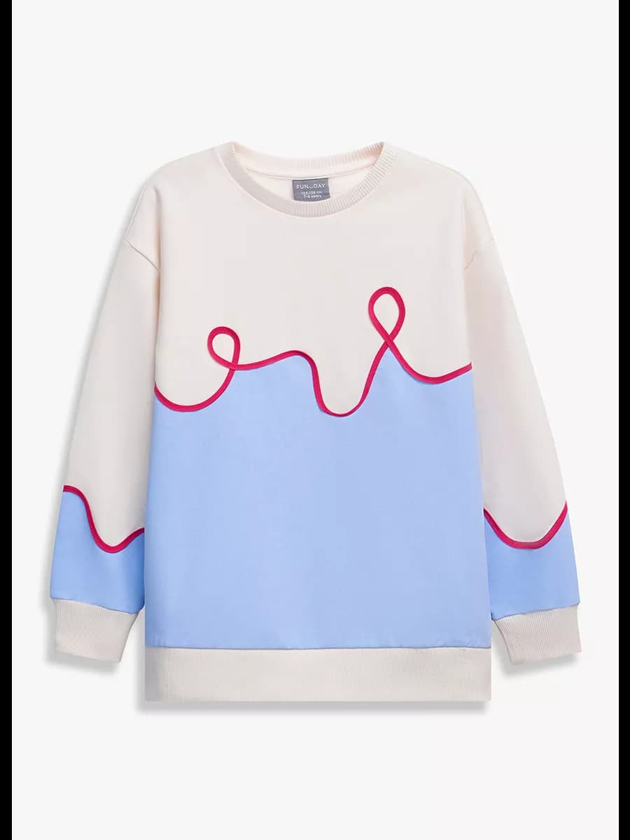 Свитшот с принтом подростковый