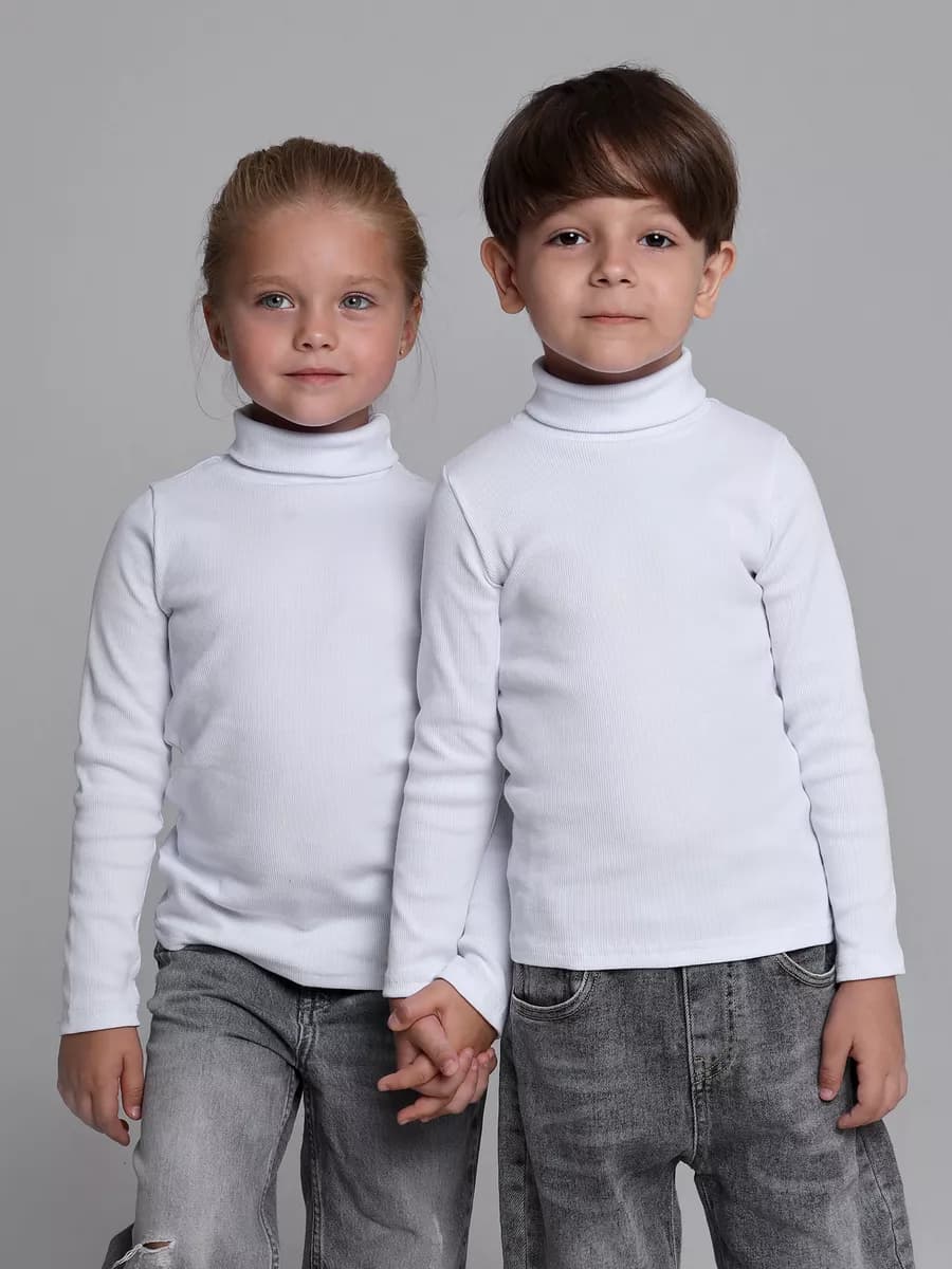 Водолазка детская школьная базовая хлопок