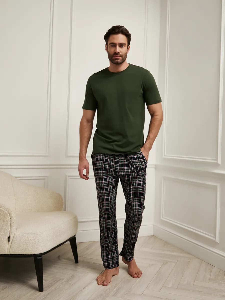 Пижама со штанами хлопок