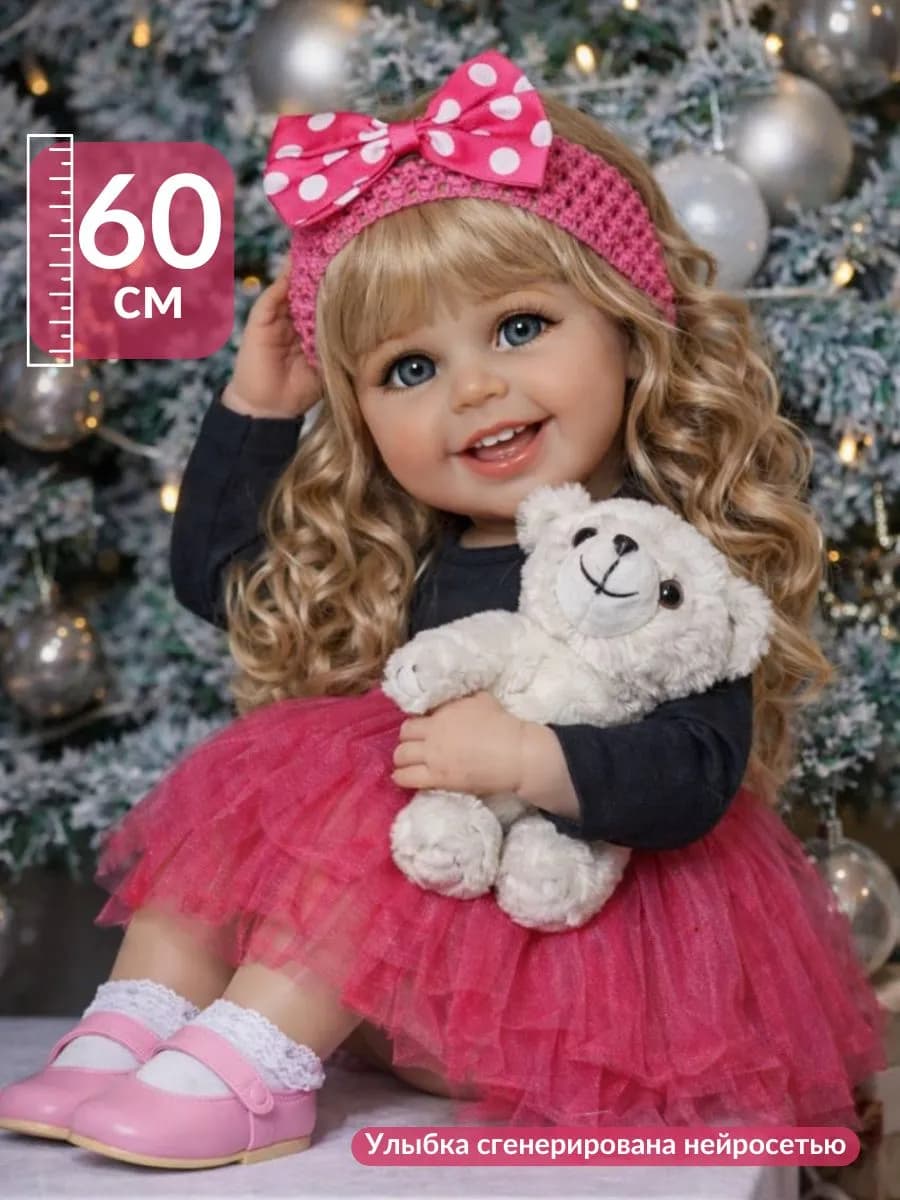 Кукла реборн Анна пупс Подарок reborn для девочки