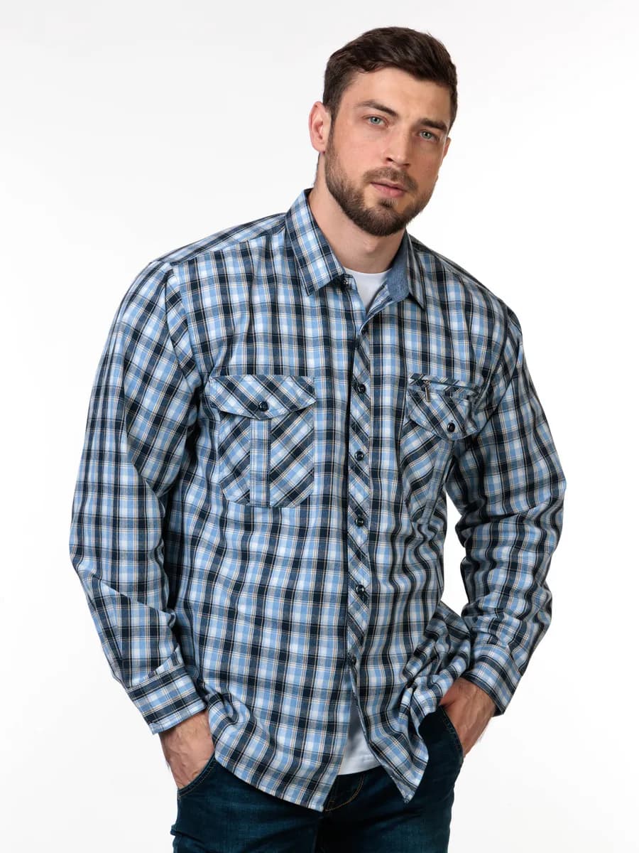 Рубашка мужская хлопок