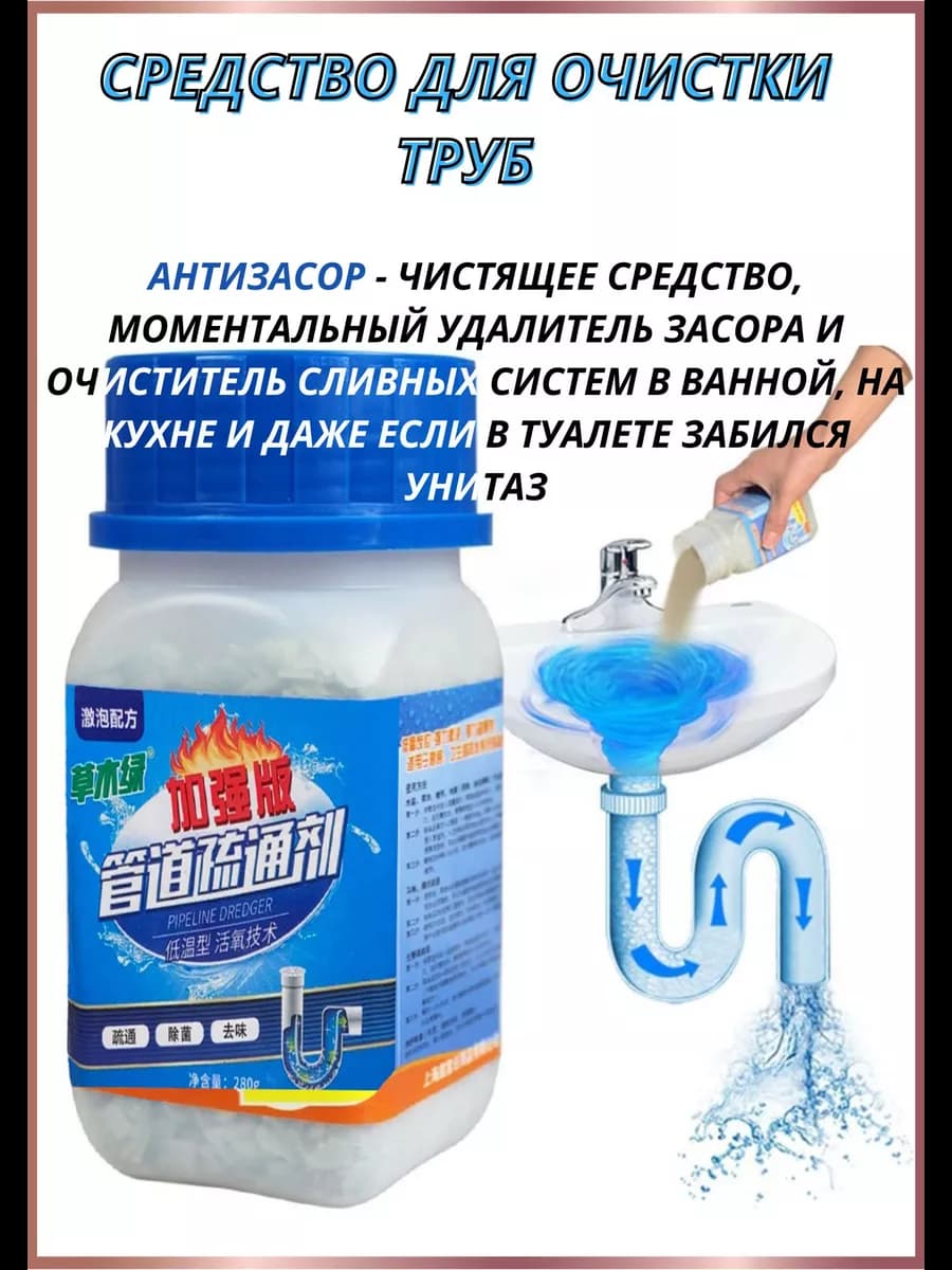 Средство от засоров