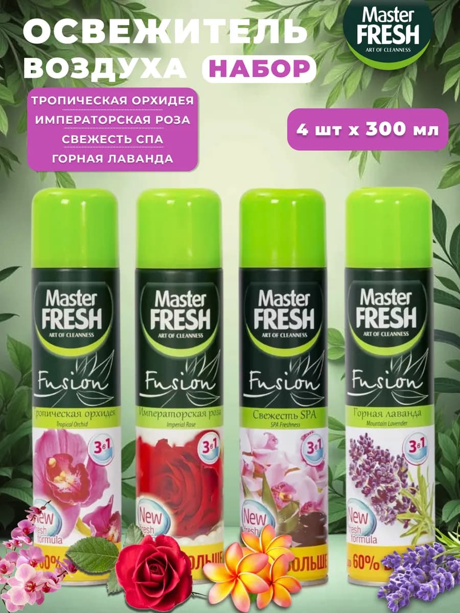 Освежитель воздуха Микс 4шт