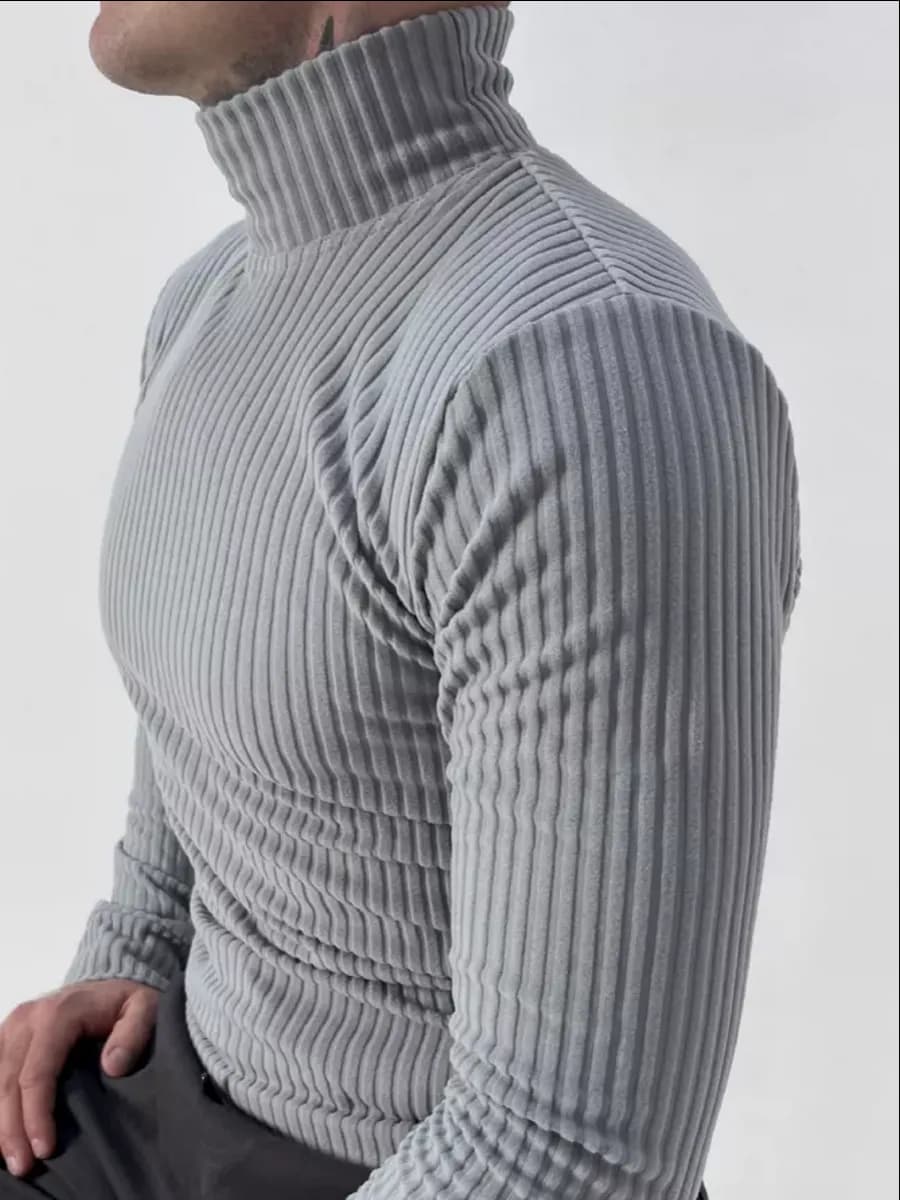 Водолазка мужская серая - фото 1