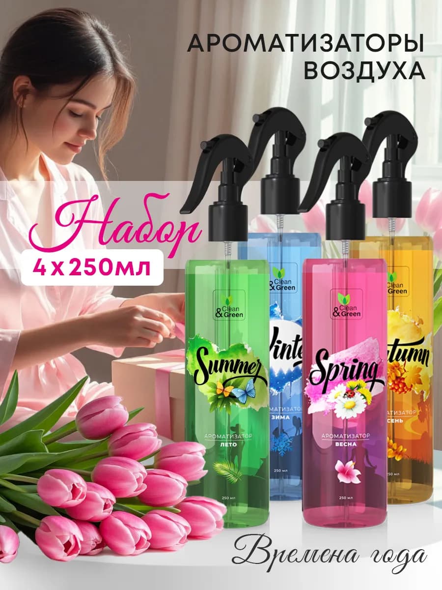 Набор освежителей воздуха 4 шт