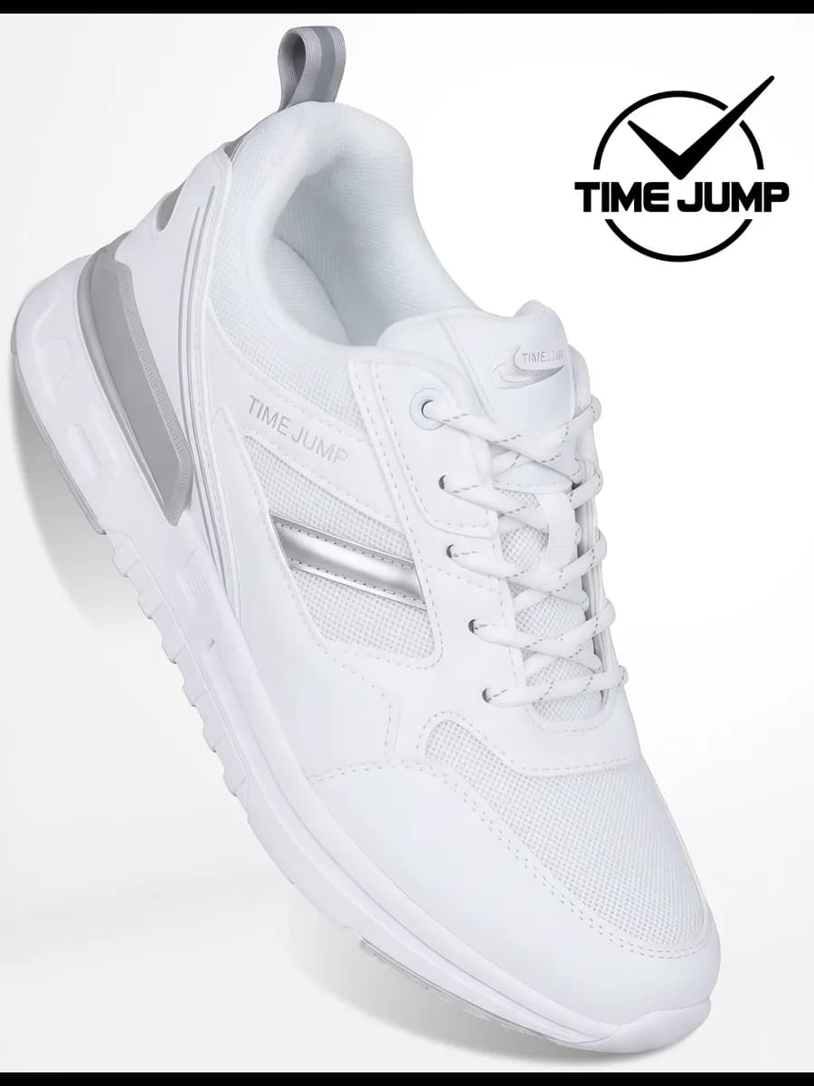 Кроссовки женские для фитнеса и бега белые дышащие