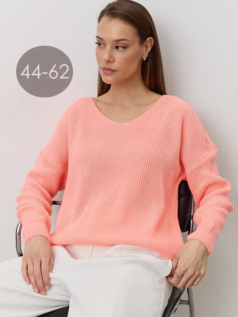 Кофта джемпер вязаный - фото 1