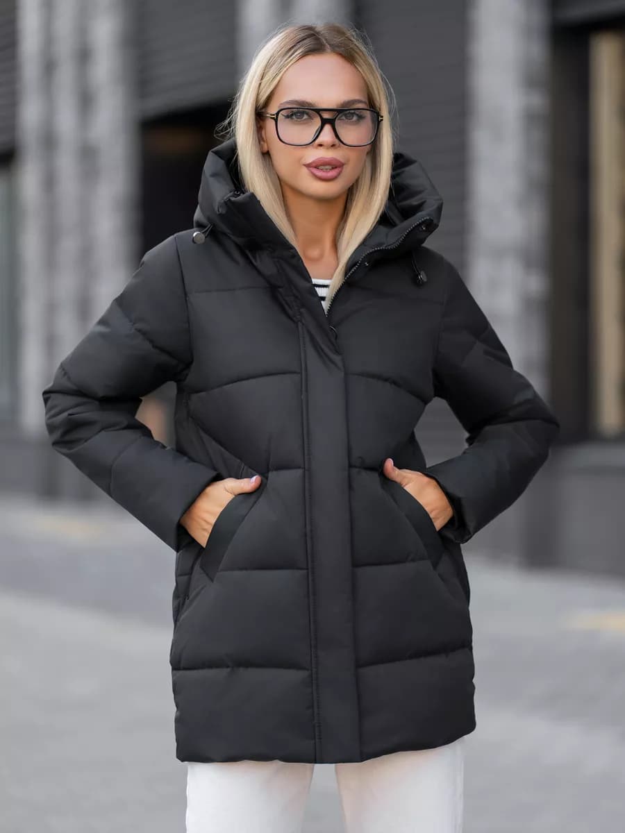 Куртка демисезонная с капюшоном - фото 1