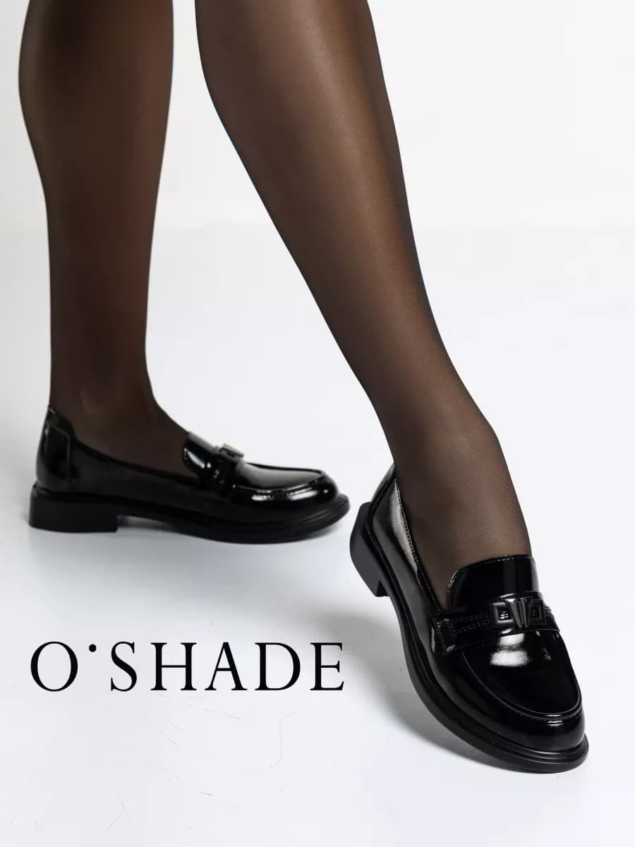 Лоферы черные женские