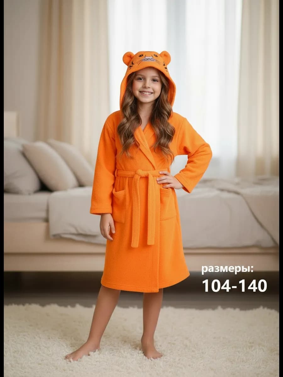 Халат махровый тигренок - фото 1