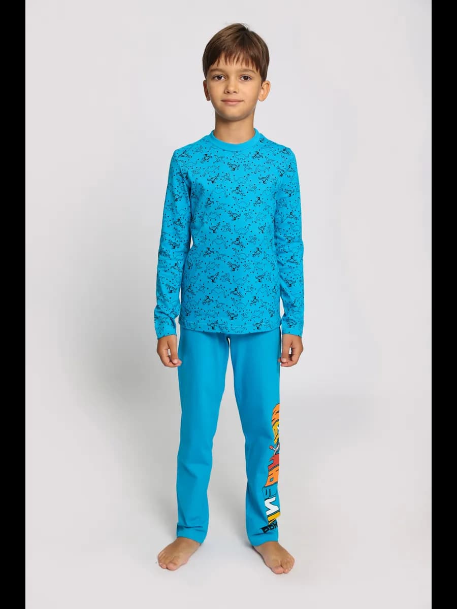 Пижама детская со штанами и кофтой хлопок