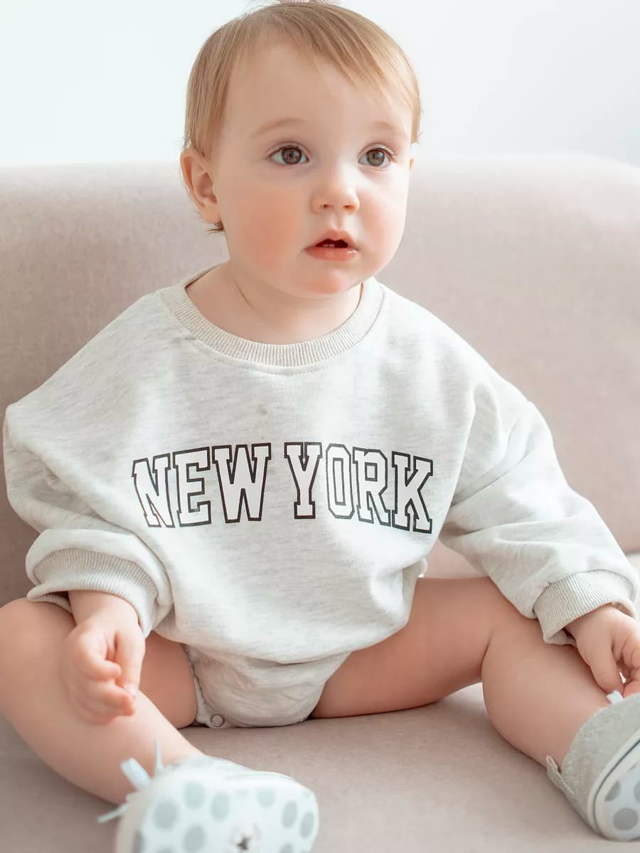 Боди толстовка оверсайз для малыша - фото 1