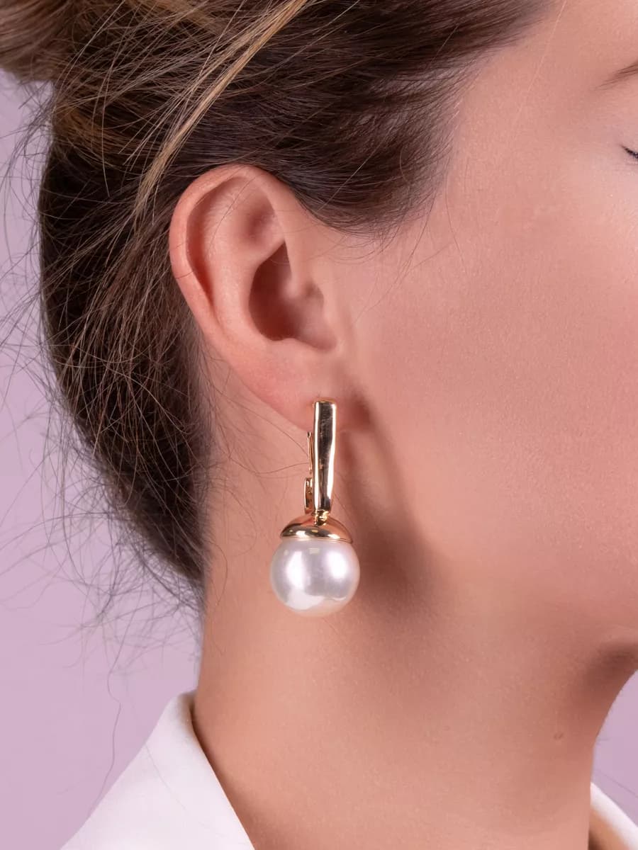 Серьги крупные бижутерия