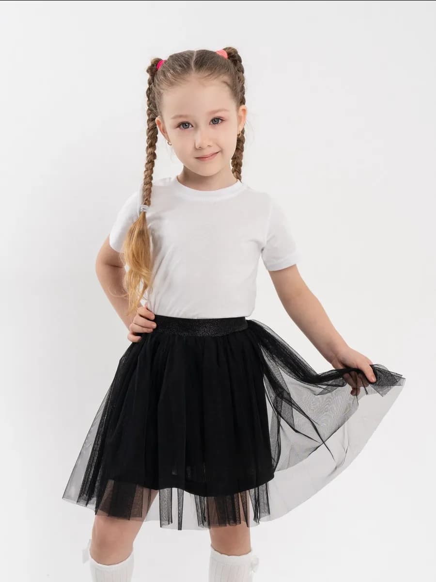 Юбка из фатина в ярких цветах