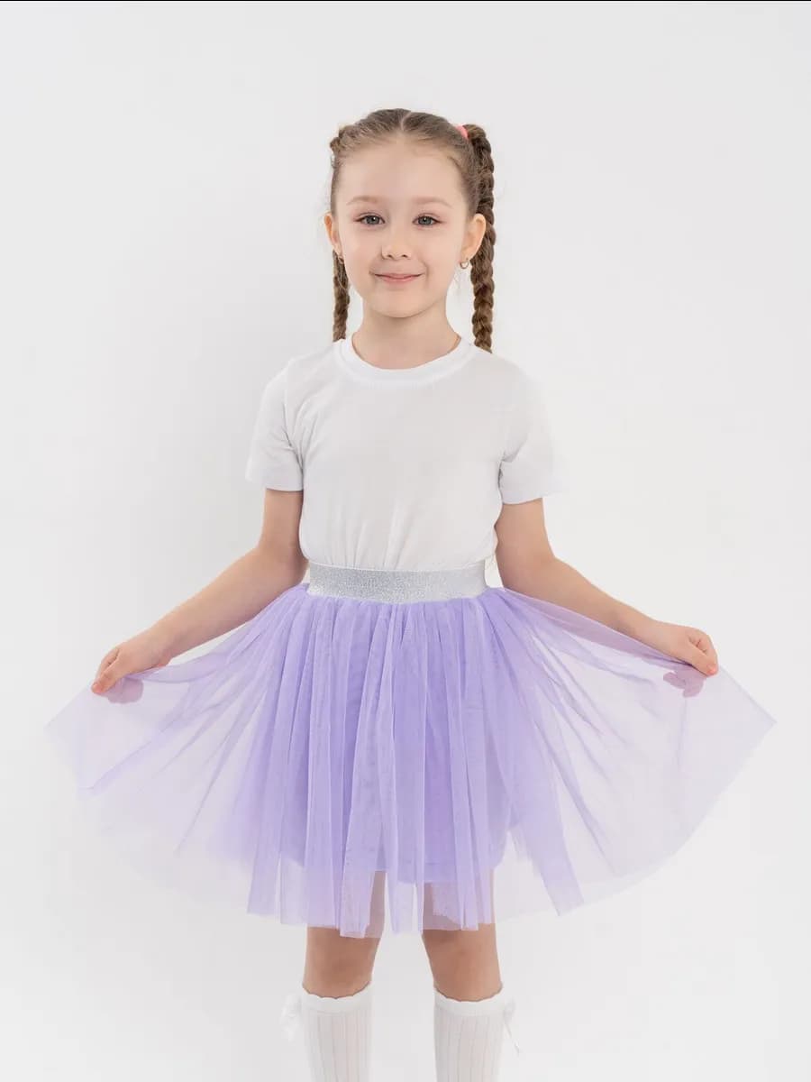 Юбка из фатина в ярких цветах