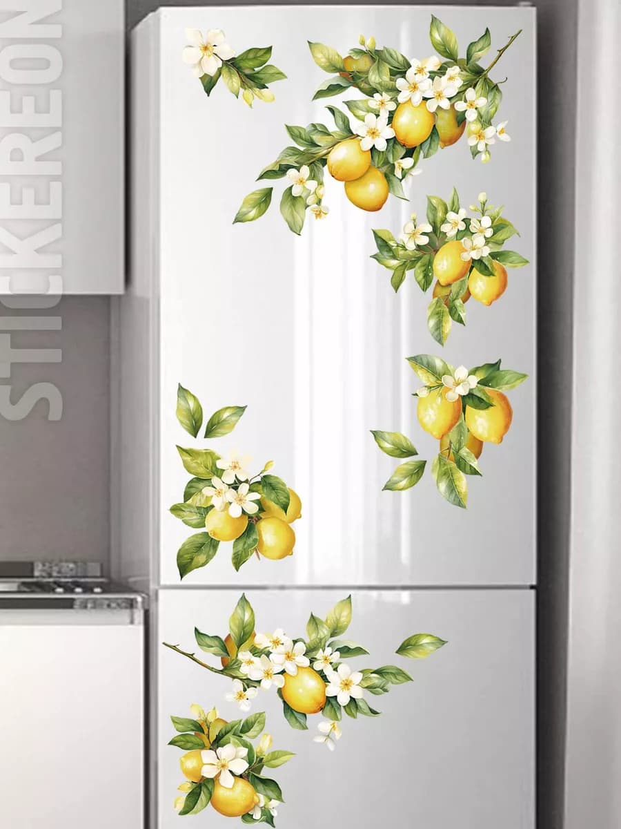 Наклейки на холодильник на кухню - фото 1