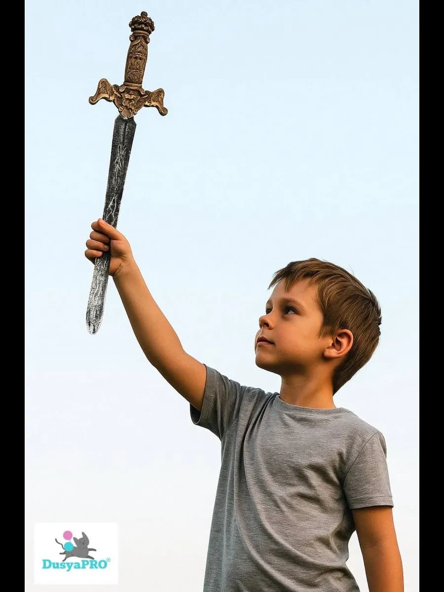 Меч детский 35см. игрушечный карнавальный - фото 1